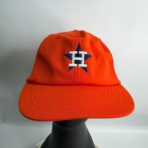 VINTAGE Houston Astros‎ Hat Cap Snap Back Men's Trucker Adults MLB Taiwan 80s